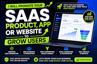 promote your saas product, app, or website to grow users