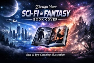 do design your horror, thriller, scifi, fantasy book cover