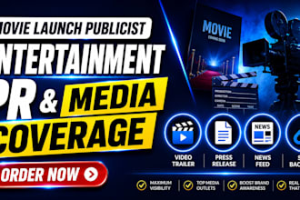 do entertainment and movie release pr distribution for maximum media buzz