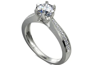 design luxury 3d ring cad model for jewelry stl file and 3d printing