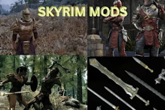 mod skyrim character assets armor npcs weapons quest mods followers and gear
