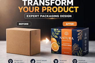 design innovative high converting product box and packaging design