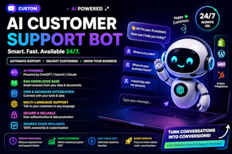 build a custom ai customer support chatbot