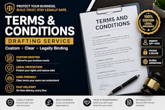 write terms and conditions for your website or saas
