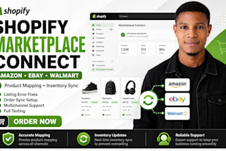 connect shopify to amazon ebay walmart and etsy with marketplace connect