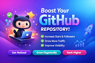 organically promote your github repository to increase visibility