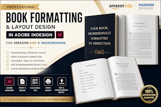 design interior book, adobe indesign, print formatting, cover design, indesign