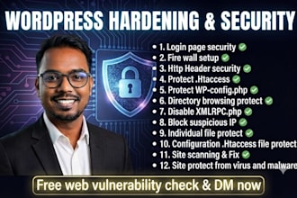 professional wordpress hardening and complete web security