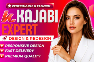 design a professional kajabi website, landing page or sales funnel
