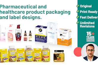 design pharmaceutical and healthcare product packaging and labels