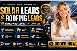 provide construction leads, solar leads, roofing leads, and homeowners lists