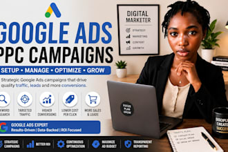 setup and manage google ads adwords PPC campaigns
