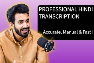 do accurate hindi transcription and voice over