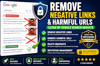 remove mugshots negative links articles cases false bad news on google