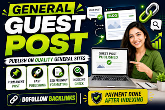 get your guest post published on quality general websites
