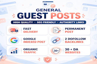 get your guest post published on quality general websites