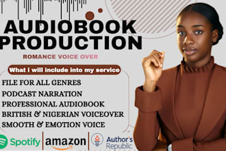 romance audiobook, voiceover acting, duet audiobook narration to author republic