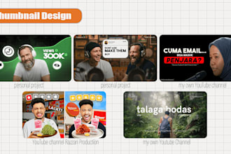 create an engaging and professional youtube thumbnail design