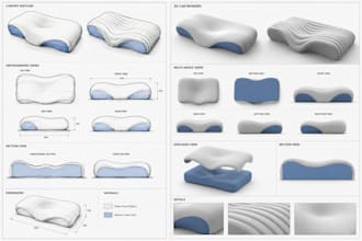 design smart pillow, lumbar support pillow, loft pillow, cervical pillow