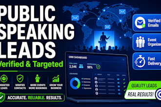 find targeted public speaking leads for coaches and speakers
