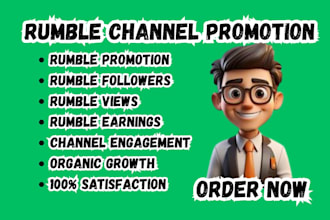 promote your rumble video rumble channel growth