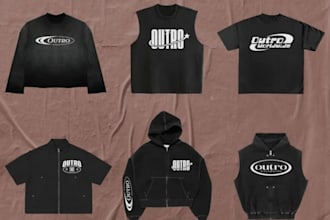 create realistic 3d fashion mockups for clothing brands and streetwear