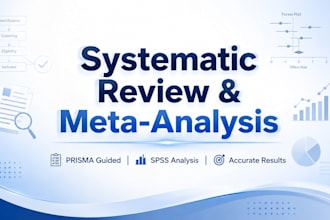 perform a detailed systematic review and meta analysis using prisma spss