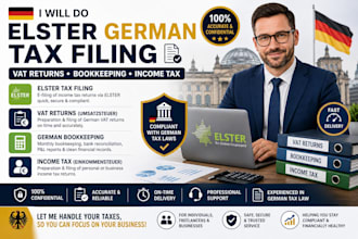 do elster german tax fiiling, vat returns, german bookkeeping and income tax