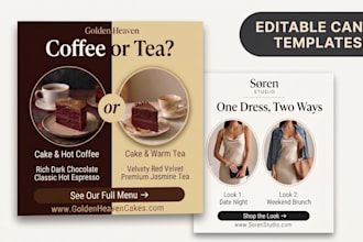 design editable canva pinterest pin templates
