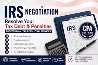 negotiate with the irs to resolve your tax debt and penalties