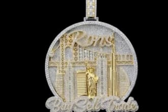 do 3d iced out statue pendant,3d custom necklace pendant,3d hiphop memorial gift