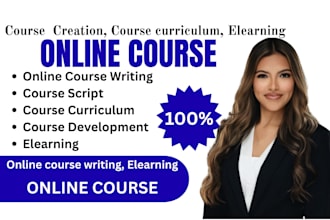 be your  online course content e course ppt workbook coursework syllabus lesson