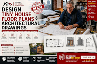 design tiny house floor plans architectural drawings