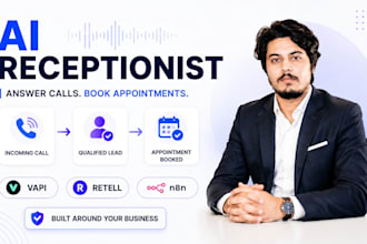 build ai voice agent and ai receptionist with vapi retell and n8n