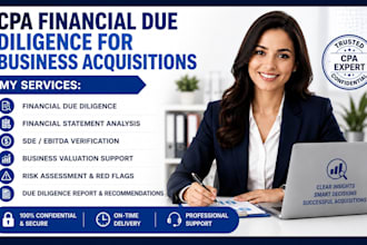 perform CPA financial due diligence for business acquisitions