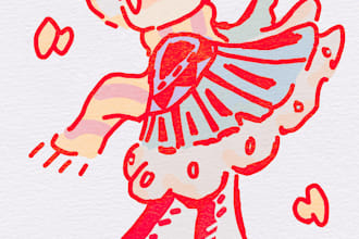 draw fanart and original character art