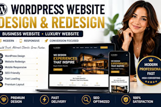 design wordpress website wordpress business website redesign luxury website