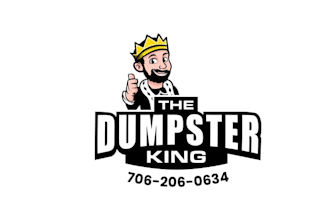 design premium dumpster company logo