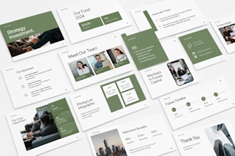 design modern vc fundraising series a seed deck investor presentation