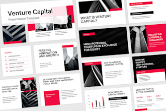 design modern series a seed funding venture capital investor pitch deck