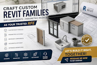 craft custom revit families bim components parametric models