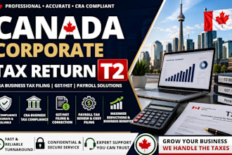 provide canada tax return help, cra tax filing and business tax consultation