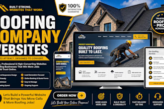 design a professional plumbing roofing electrical renovation and cleaning