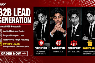 generate verified b2b leads and sweeps lead lists