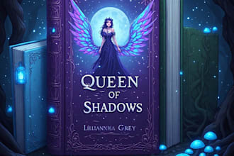 design professional fantasy book cover and scifi ebook art