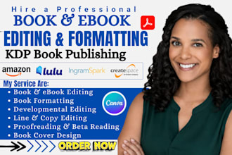 book editing and formatting, manuscript formatting and developmental book editor