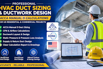 do hvac duct design duct sizing calculation
