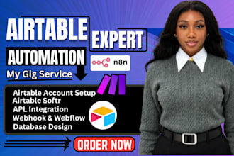 setup custom airtable database make com n8n ai agent crm automation