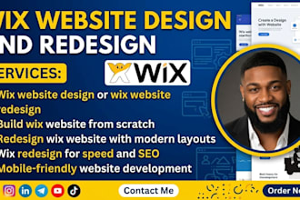 do wix website design and wix website redesign wix luxury website wix expert