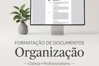 faco formatacao de documentos